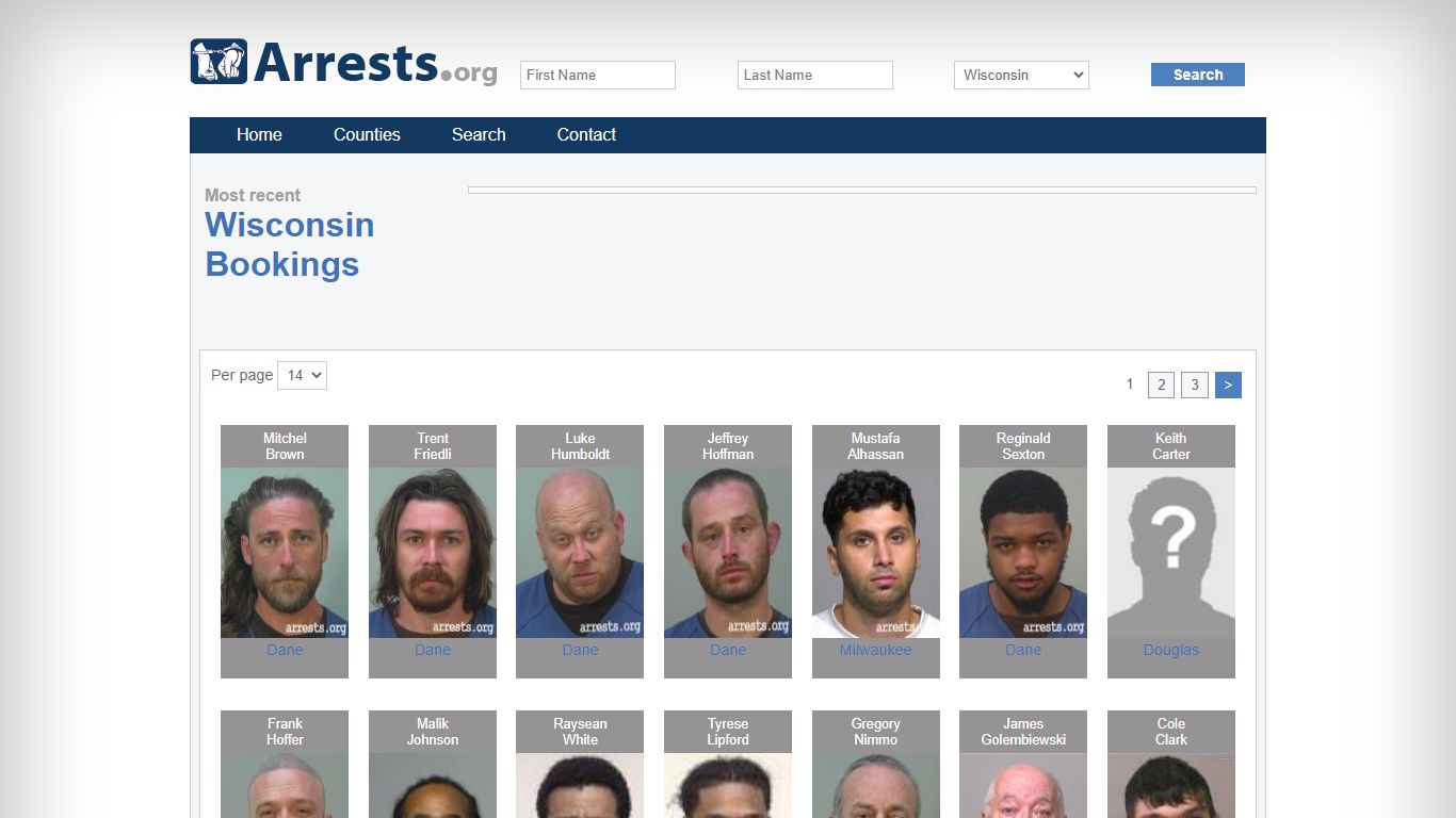 Milwaukee County Arrests and Inmate Search